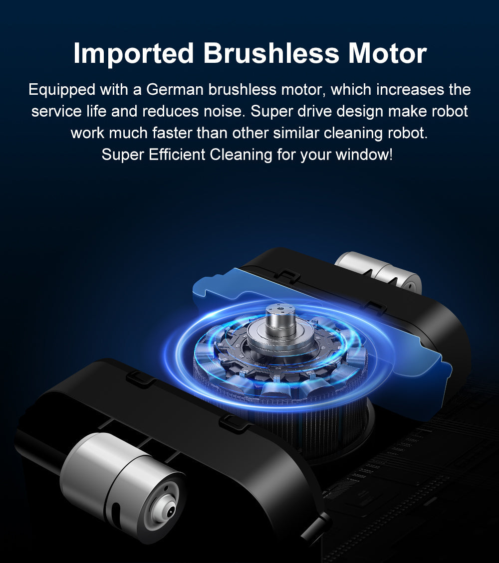 ABIR WD8 Robot Window Cleaning Robot Dual Spray Laser Navigation imported brushless motor
