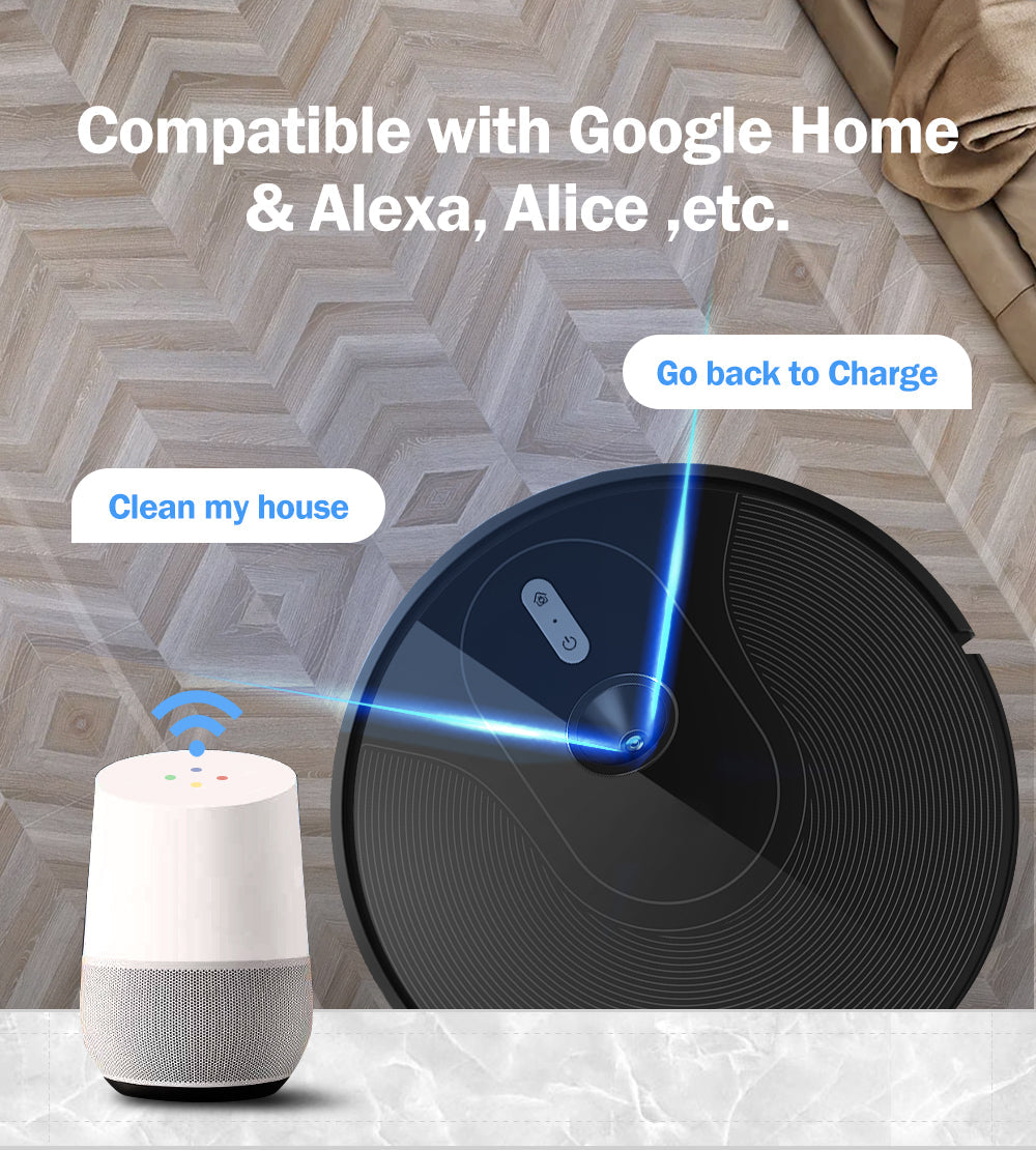 ABIR X6 Robot Vacuum Cleaner Standard and PRO compatible with google home, alexa, alice etc