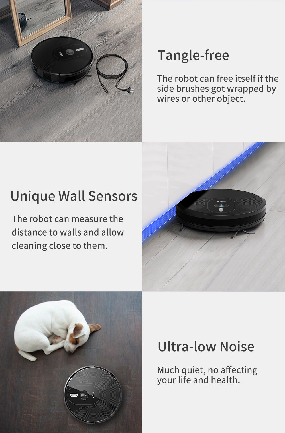 ABIR X6 Robot Vacuum Cleaner Standard and PRO great performance perfect user experience