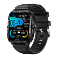 COLMI P76 Smartwatch 1.96 Outdoor Sports Fitness 3ATM Waterproof Black