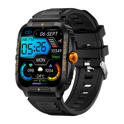 COLMI P76 Smartwatch 1.96 Outdoor Sports Fitness 3ATM Waterproof Orange