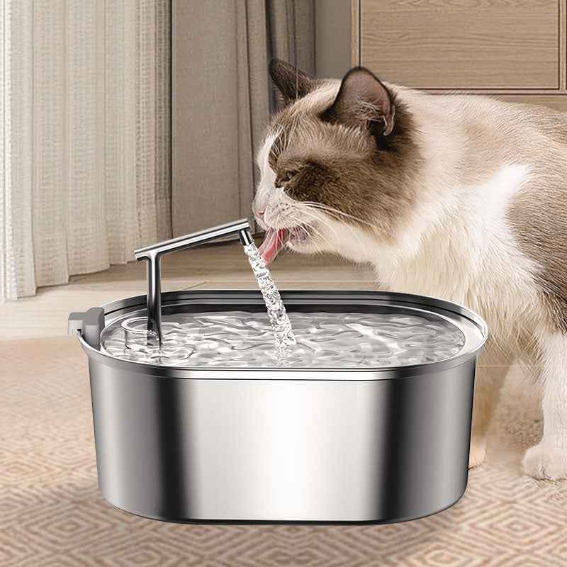 ROJECO 3.2L Stainless Steel Cat Fountain