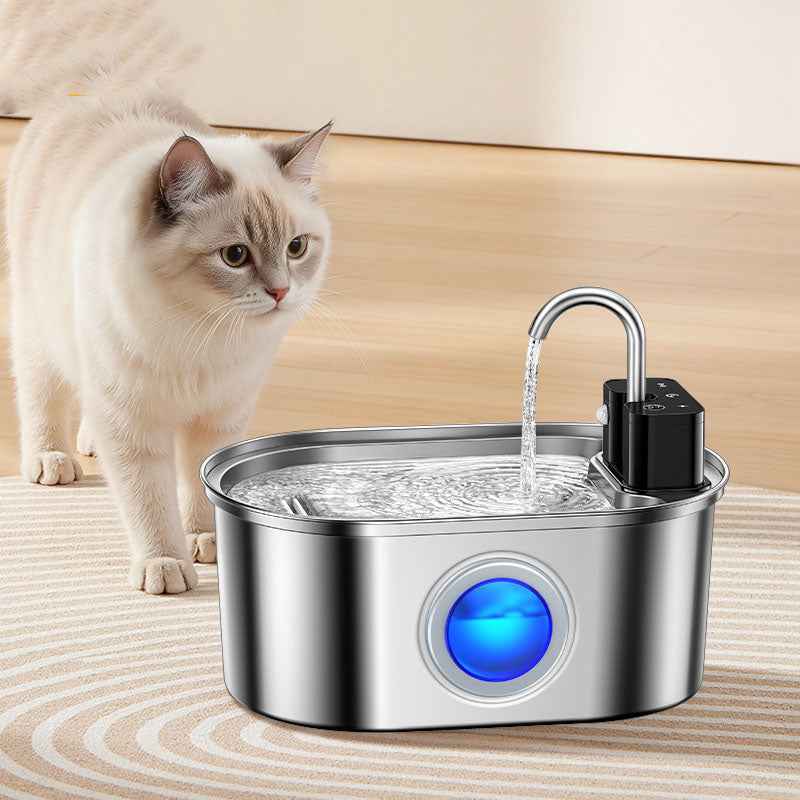 ROJECO 3.2L Wireless Stainless Steel Fountain